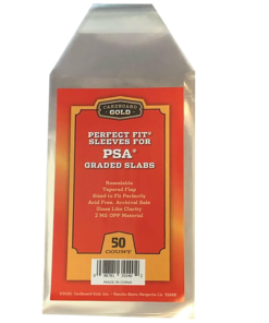 Cardboard Gold Perfect Fit Sleeves for PSA Slabs (50ct)