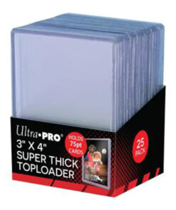 Ultra Pro 3x4 Thick 75pt Toploaders (25ct)